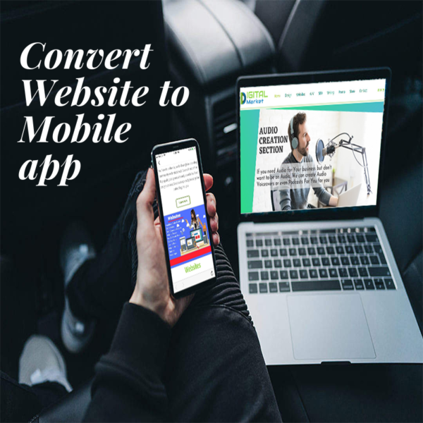 Convert website to mobile app